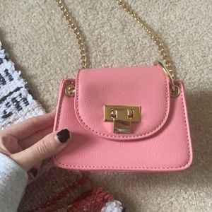 pink mini purse